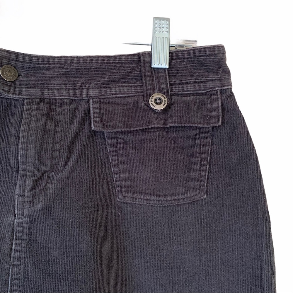 Patagonia Corduroy Grey Skirt Size 10 - Picture 6 of 10